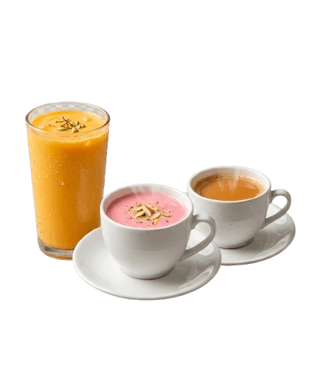Mango Lassi, Kashmiri Chai and Karak Chai
